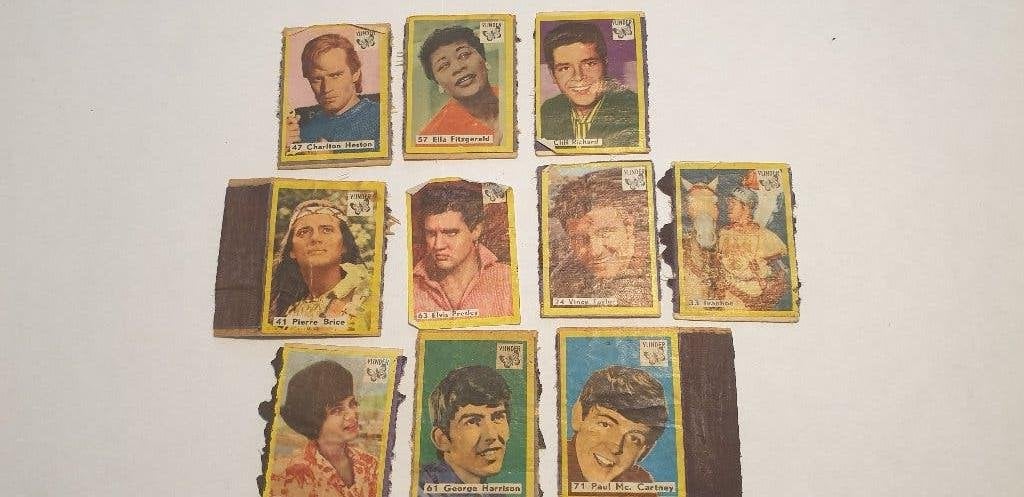 3215 vlinder luciferdoosjes etiketten beroemdheden, Verzenden, Sigarenbandjes