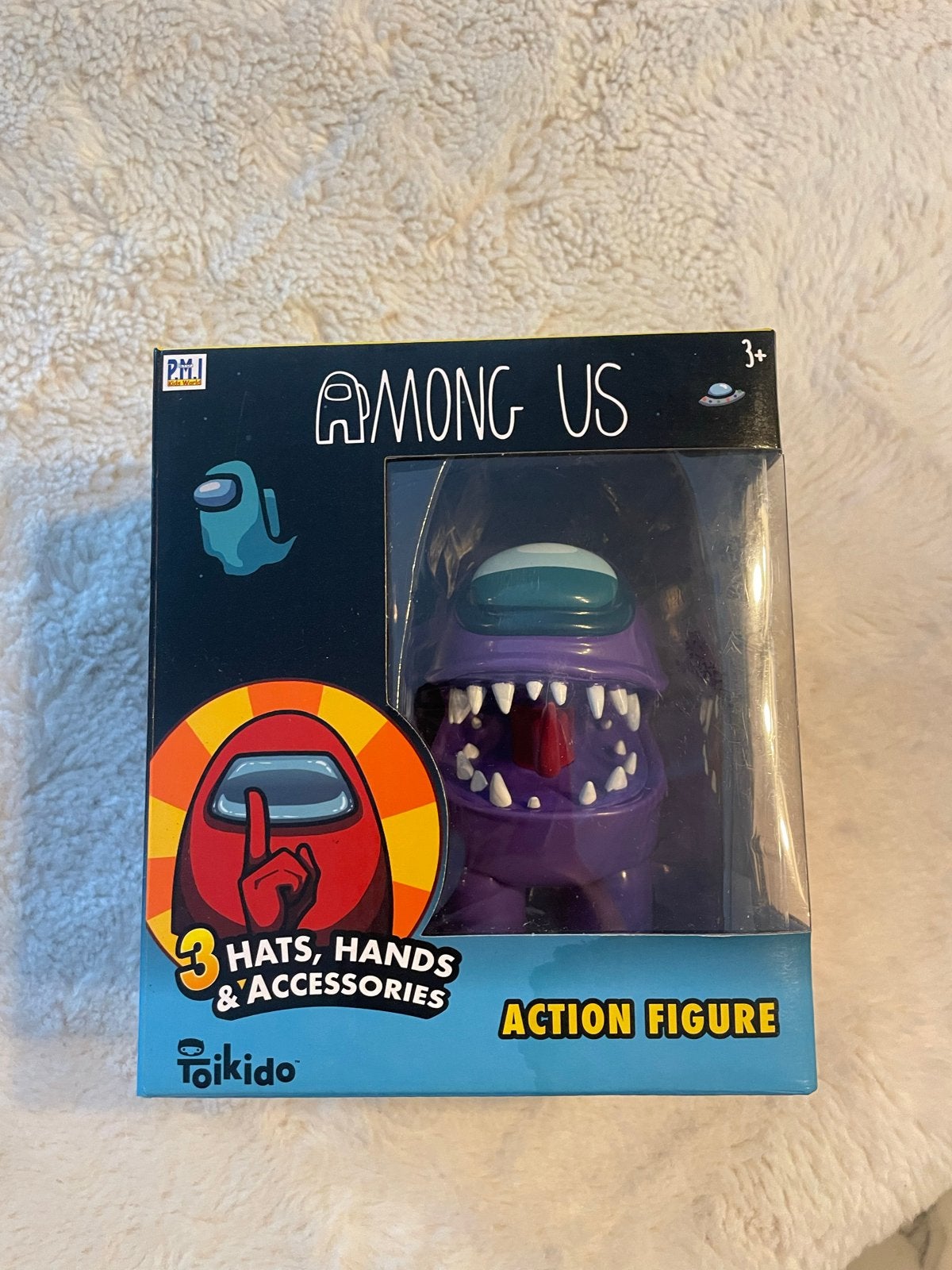 Among Us Actiefiguur Paars Imposter met Accessoires, Kinderen en Baby's, Ophalen of Verzenden, Nieuw