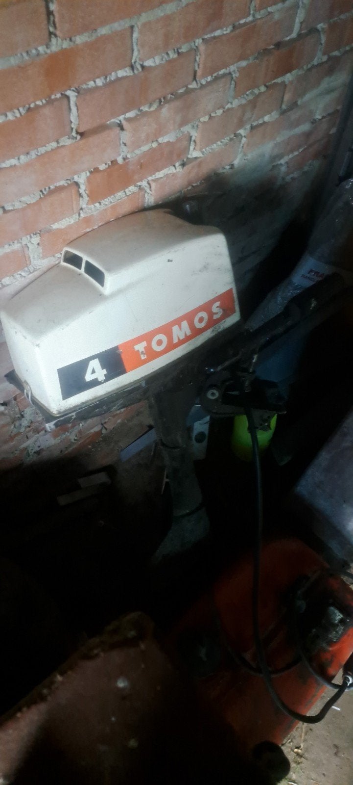 Buitenboordmotor tomos 4 pk kort staart boot sloep motor, Ophalen of Verzenden, Gebruikt