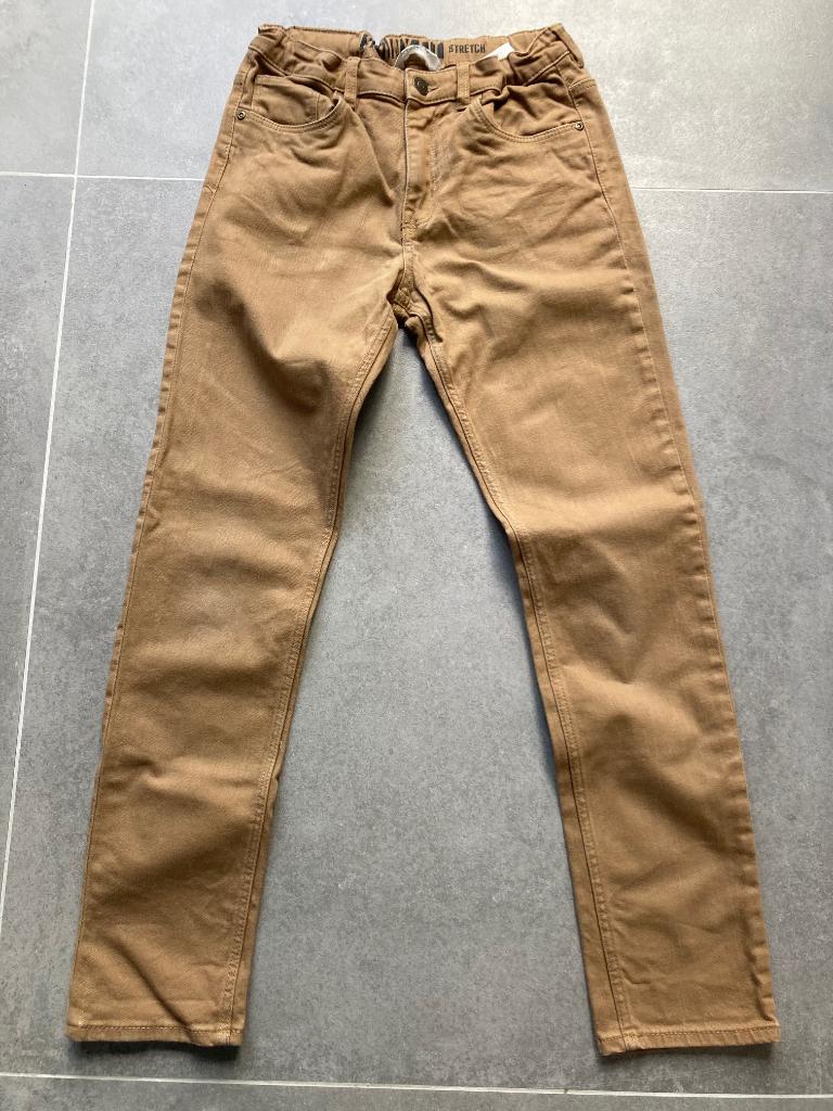 Jeans jongens bruin maat 158 skinny fit, Kinderen en Baby's, Kinderkleding | Maat 158, Ophalen of Verzenden, Zo goed als nieuw