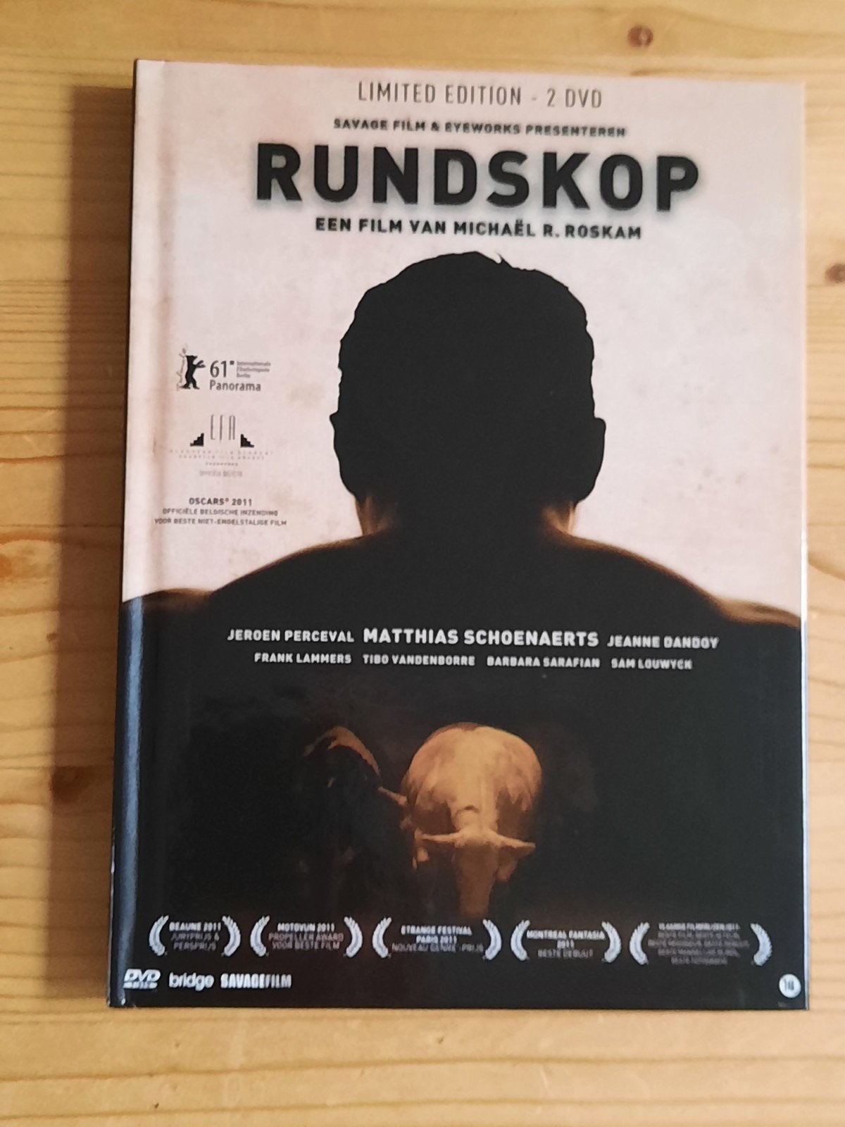 Rundskop - Limited Edition 2 DVD (Michaël R. Roskam), Psychologische thriller, Vanaf 16 jaar, Nederlands, Zo goed als nieuw