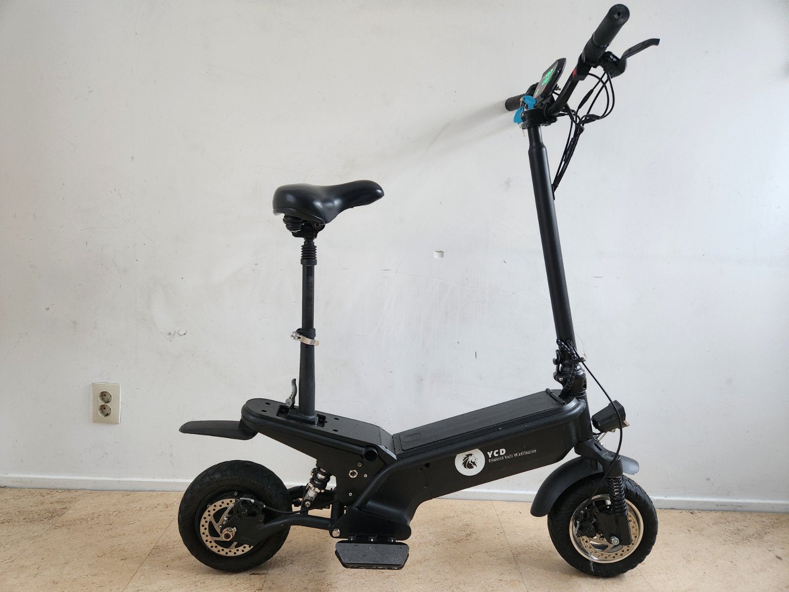 VERKOCHT | Electrische Offroad step YCD C5 PRO 10inch 48v, Ophalen of Verzenden, Zo goed als nieuw, Elektrische step (E-scooter)