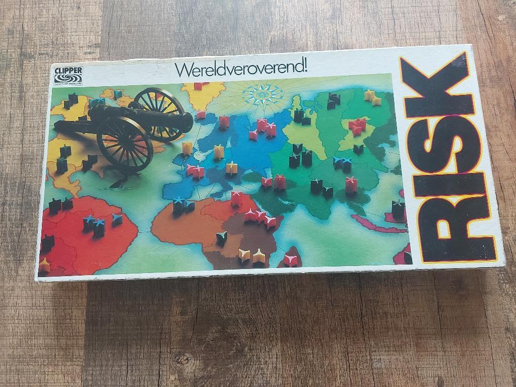 Het Spel Risk - witte doos, Ophalen of Verzenden, Gebruikt, Clipper