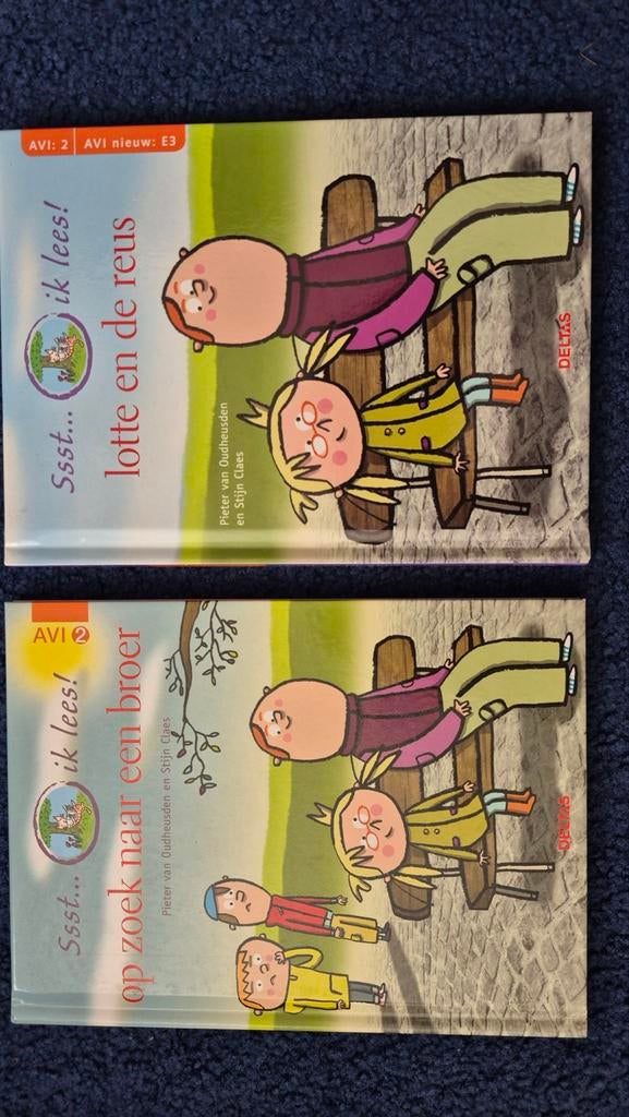 2 AVI 2 boekjes: Lotte en de reus & Op zoek naar een broer, Boeken, Kinderboeken | Jeugd | onder 10 jaar, Ophalen of Verzenden