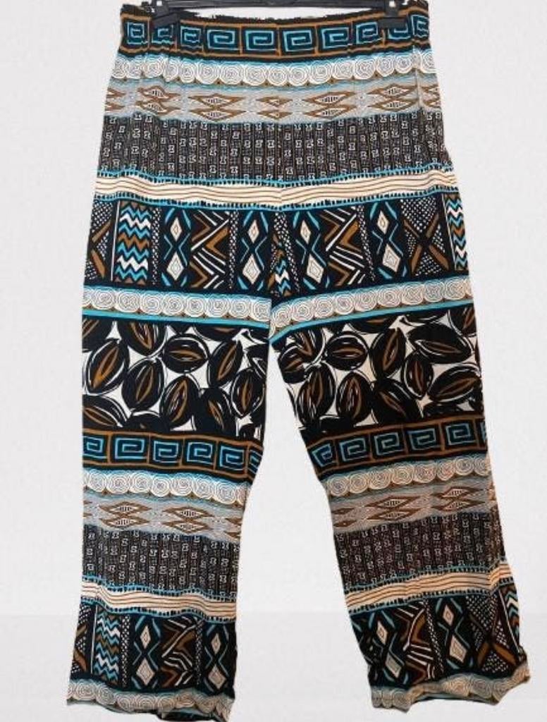 Mona Lisa prachtige wijde  broek 46, Kleding | Dames, Verzenden, Zo goed als nieuw, Blauw, Broek of Spijkerbroek