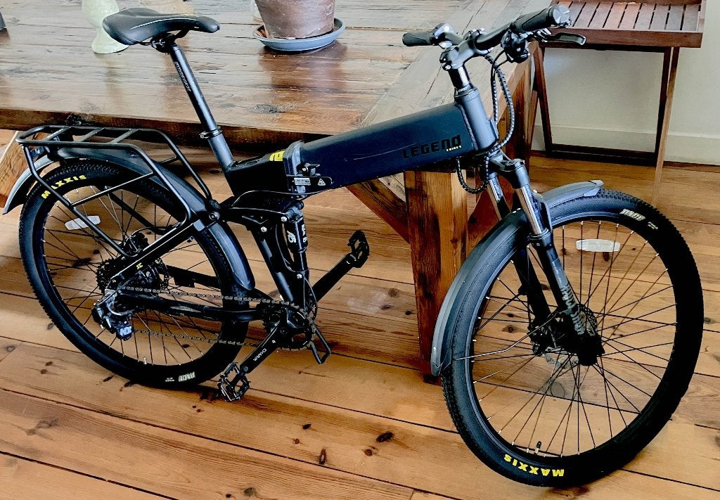 E-Bike MTB vouwfiets, Fietsen en Brommers, Elektrische fietsen, Gebruikt, 59 cm of meer, 50 km per accu of meer, Ophalen