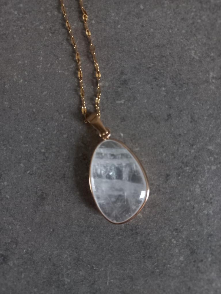 Nep gouden ketting met hanger, Met hanger, Nieuw, Ophalen of Verzenden, Goud