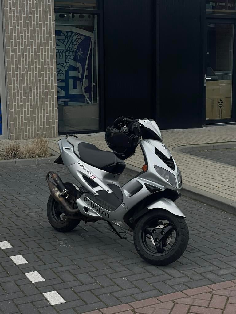 peugeot speedfight 2 50cc ac brom, Ophalen, Gebruikt, Speedfight, Benzine