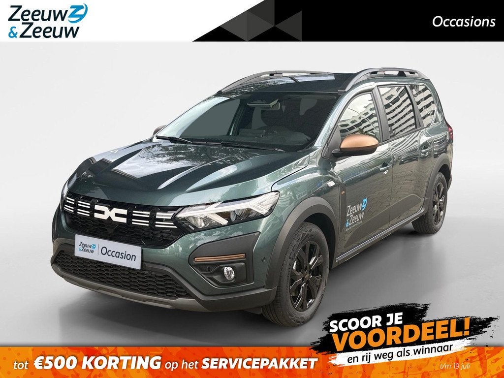 Dacia Jogger 1.6 Hybrid 140 Extreme 5p AUTOMAAT AIRCO CAMERA, Auto's, Dacia, 12 maanden, Stof, 4 cilinders, Origineel Nederlands