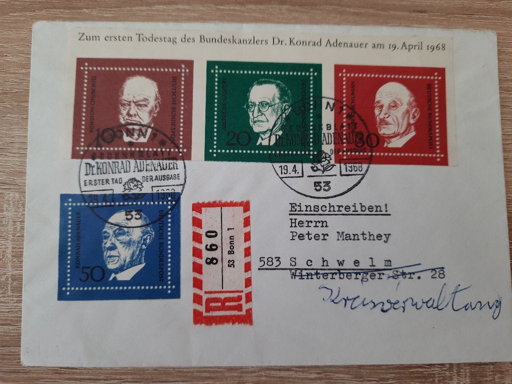 Duitsland, Verzenden, BRD, Gestempeld