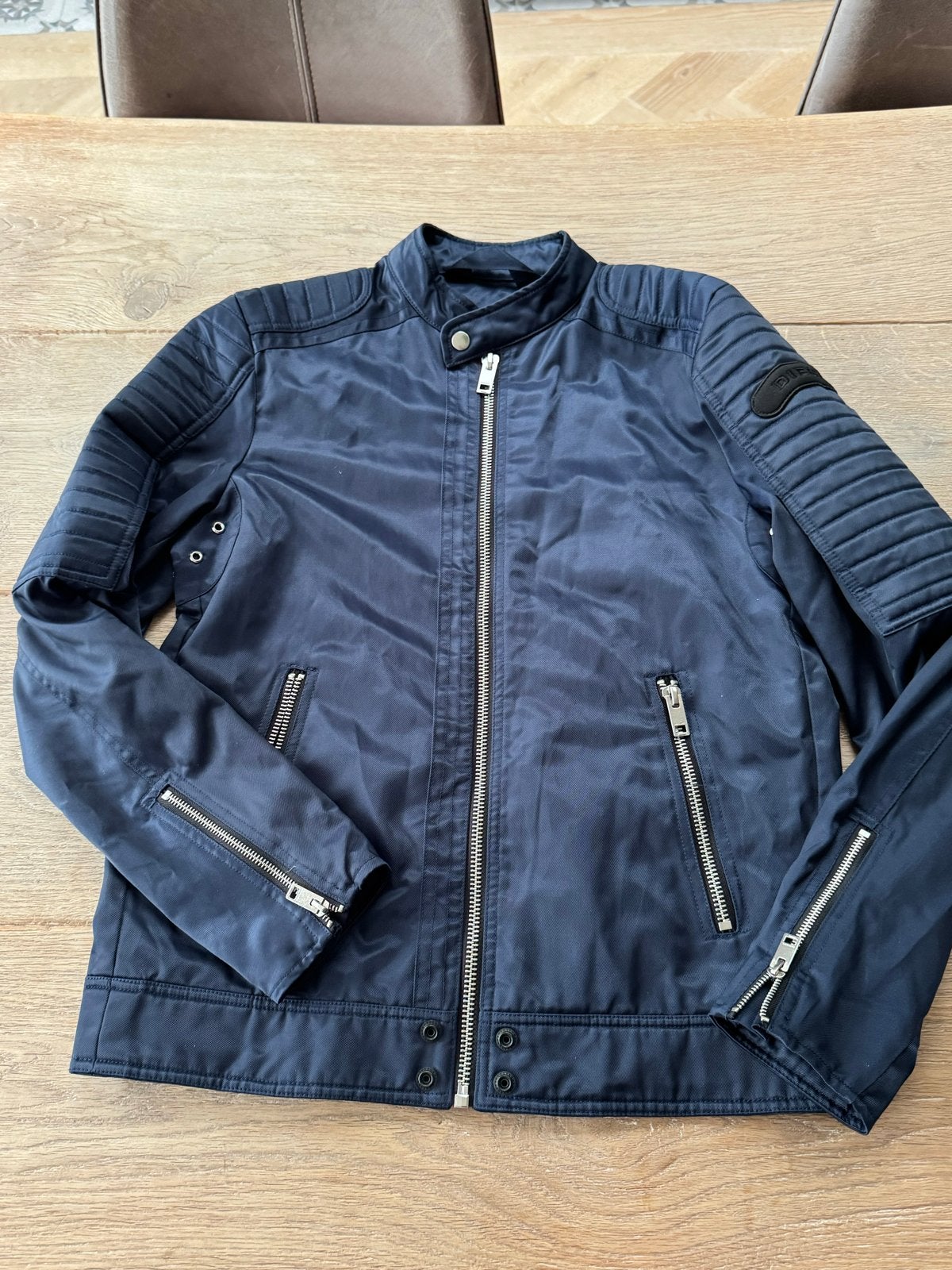 Diesel heren jas maat M - Zo goed als nieuw, Ophalen of Verzenden, Zo goed als nieuw, Maat 48/50 (M), Blauw