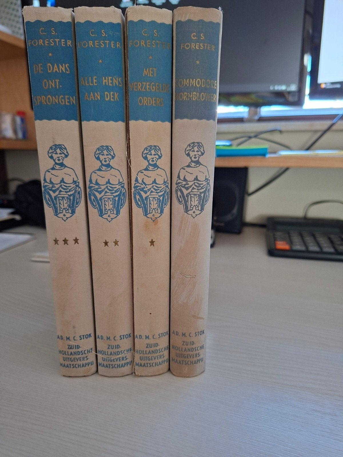 Horatio Hornblower boekenreeks C.S. Forester (4 delen), Ophalen of Verzenden, Gelezen, C.S. Forester, Nederland