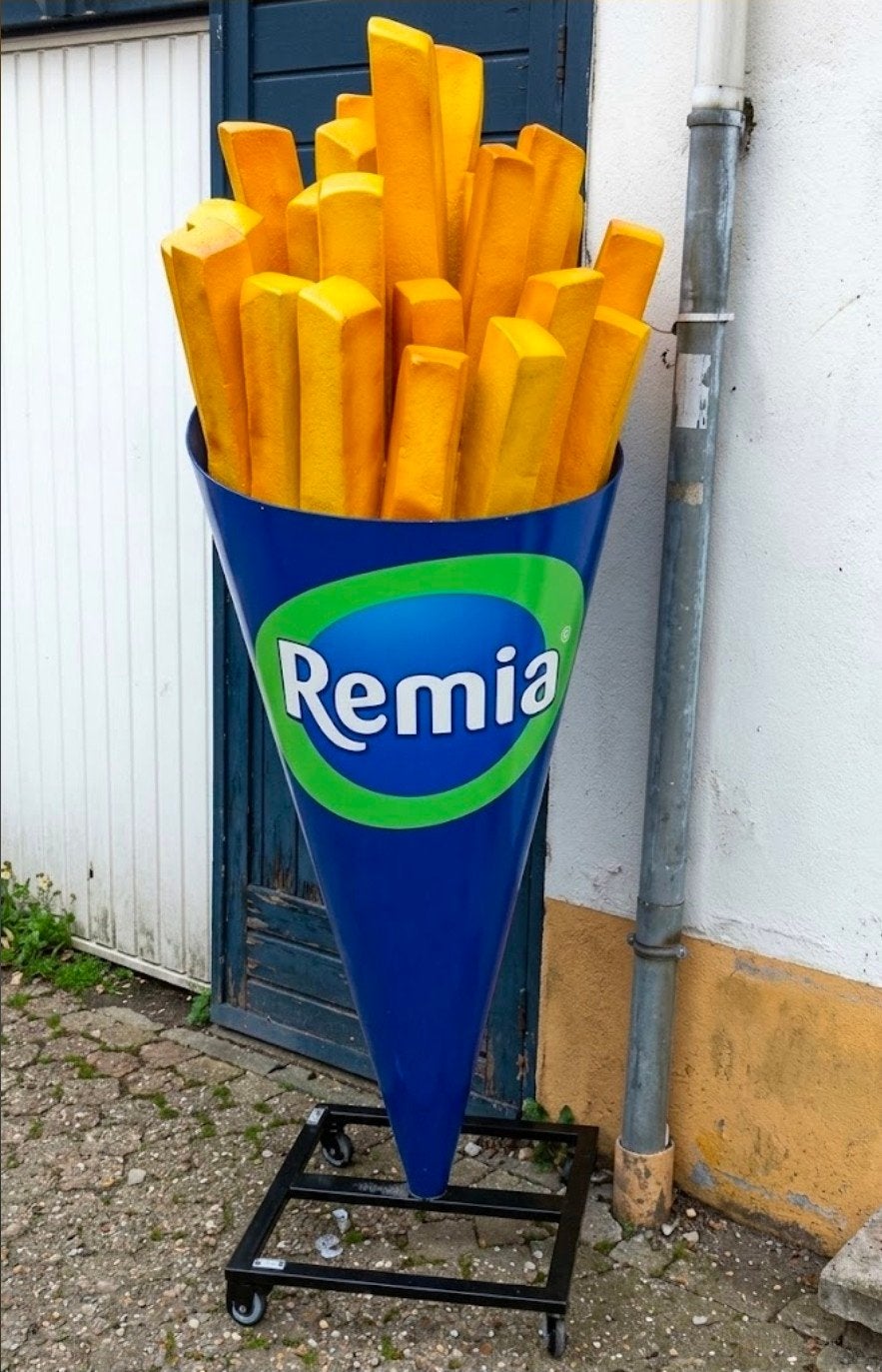 Remia puntzak friet van 1 meter 60, Ophalen of Verzenden, Nieuw