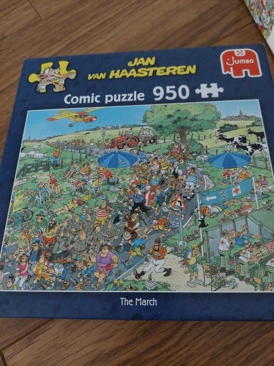 Jan van Haasteren Comic Puzzel - The March (950 stukjes), Ophalen, 500 t/m 1500 stukjes, Zo goed als nieuw, Legpuzzel