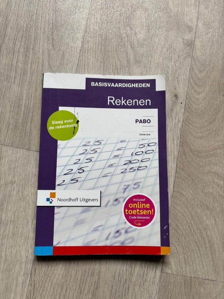 Basisvaardigheden Rekenen pabo, HBO, Noordhoff Uitgevers, Beta, Ophalen