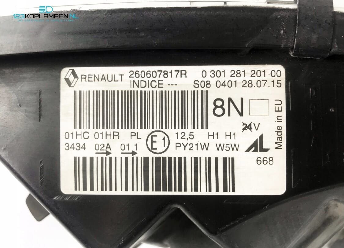 Renault Captur koplamp links, Gebruikt, -, Renault, -