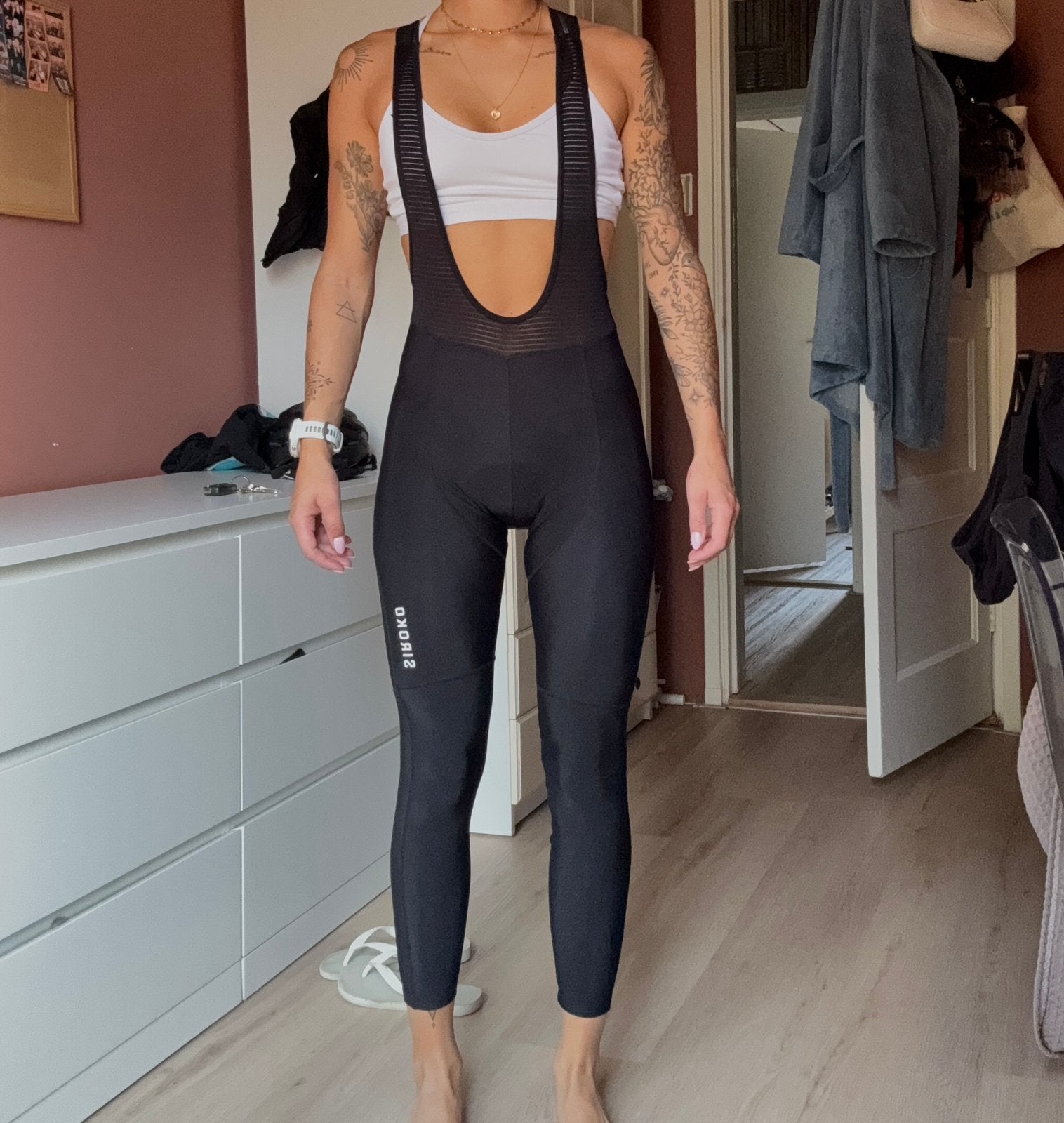 FIETSBROEK LANG SIROKO, Zo goed als nieuw, Dames, Bovenkleding, Ophalen