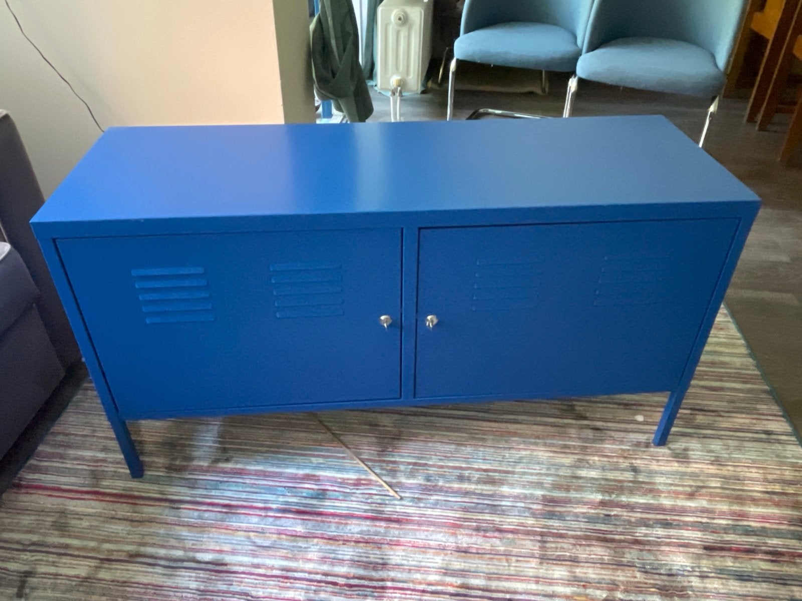 IKEA Locker Kast Koningsblauw met Sleutels, Ophalen, Gebruikt