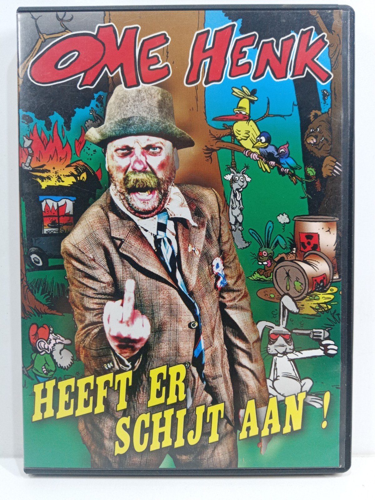 Ome Henk Heeft Er Schijt Aan! - DVD, Gebruikt, Vanaf 6 jaar, Cabaret, Inclusief doosje