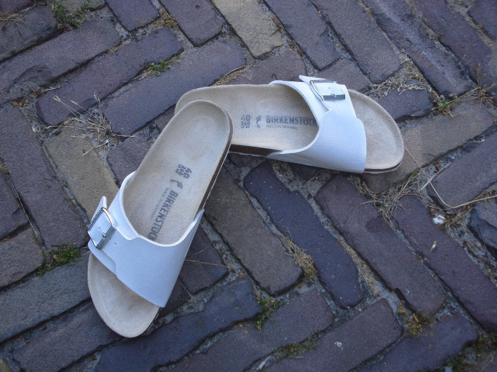 BIRKENSTOCK CATALINA 40 WIT NIEUW GRATIS VERZENDING PER POST, Slippers, Verzenden, Wit, Nieuw