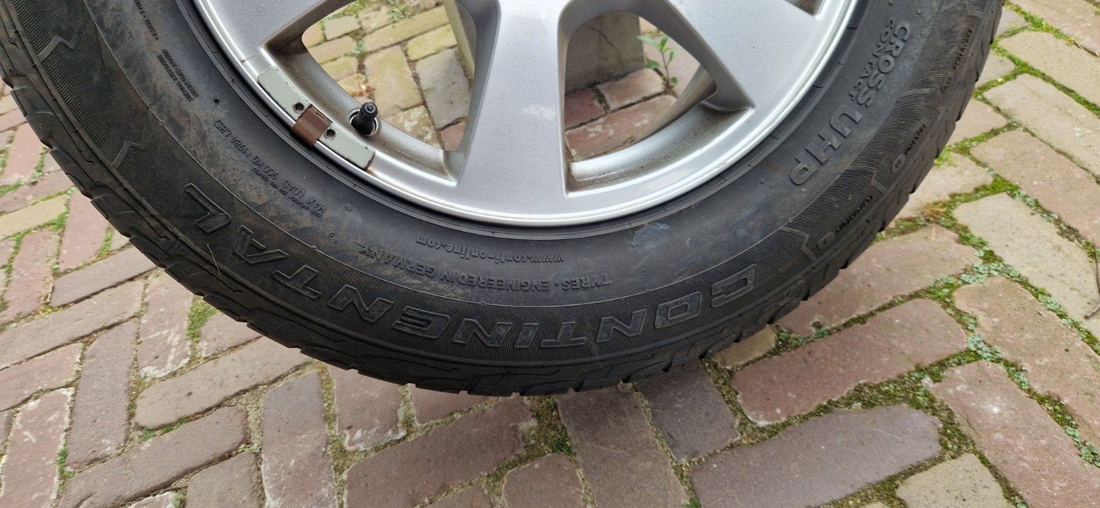 Volvo XC60 (2015) Zomerbanden en Velgen, Ophalen, Gebruikt, Banden en Velgen, 17 inch