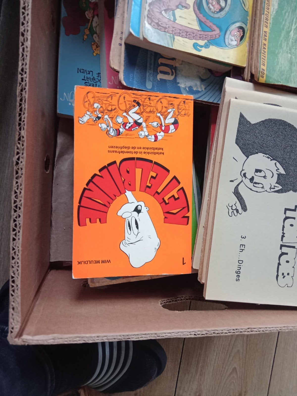 Bananendoos vol met antieke strips, Gelezen, Marten Toonder, Ophalen of Verzenden, Meerdere stripboeken
