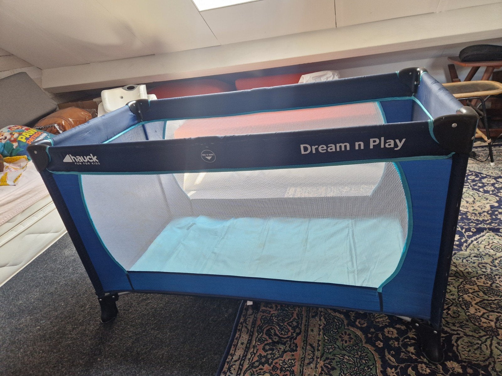Hauck Dream n Play. travel bed/inklapbaar campingbedje, Ophalen, Gebruikt, Minder dan 140 cm, Minder dan 70 cm