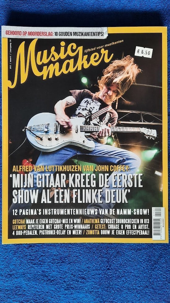 MusicMaker 2-2015 Alfred van Luttikhuizen John Coffey Anathe, Ophalen of Verzenden, Zo goed als nieuw, Muziek, Film of Tv