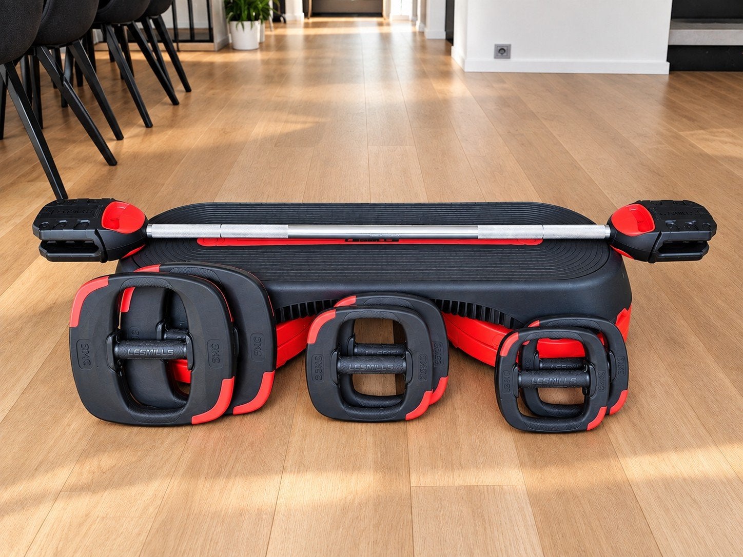 Les Mills Bodypump 2.0 set - Zo goed als nieuw, Ophalen of Verzenden, Zo goed als nieuw