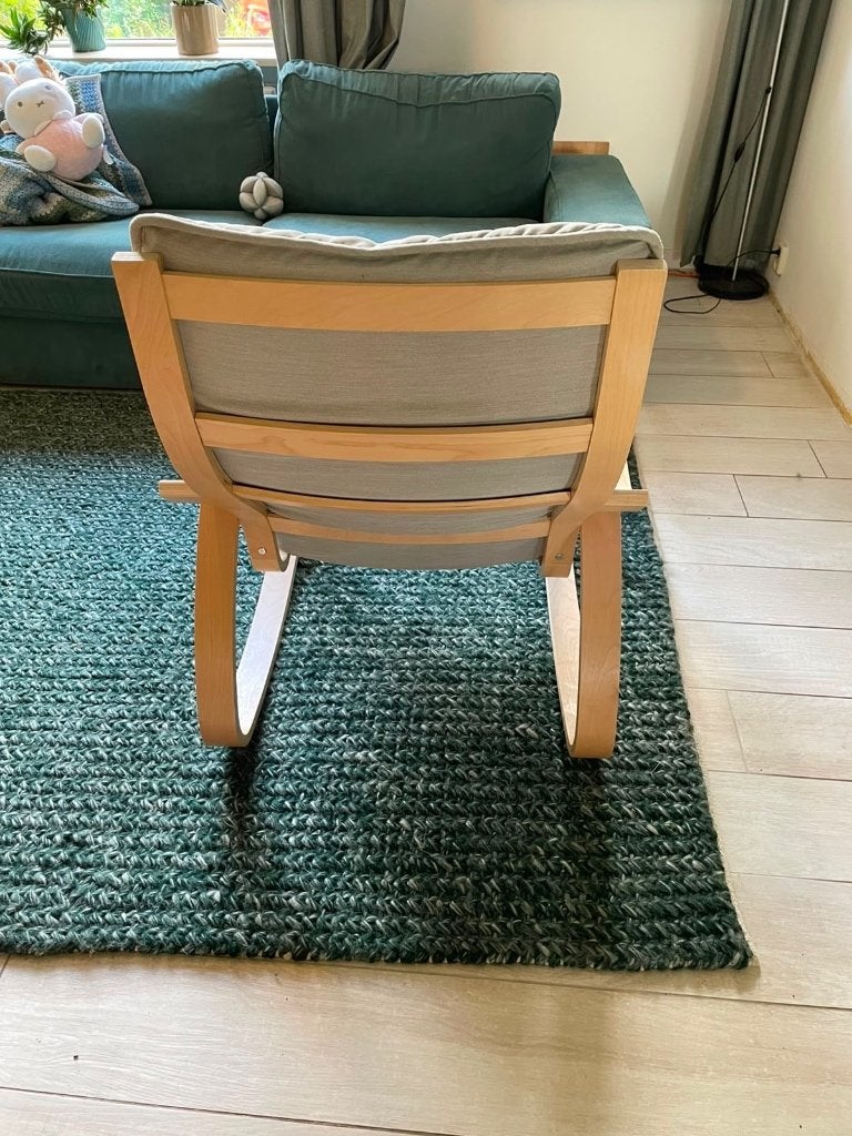 Schommelstoel IKEA, Ophalen, Zo goed als nieuw, Stof, Eén