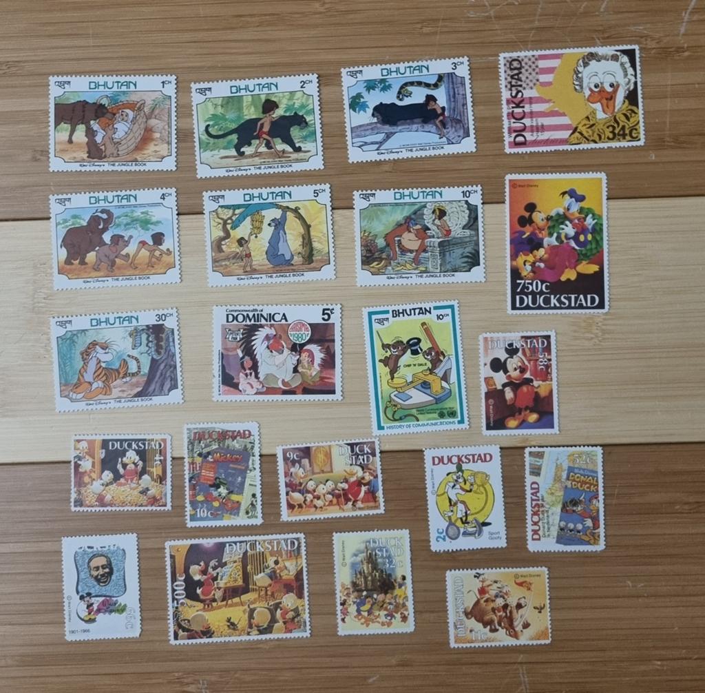 Disney Postzegels, Postzegels en Munten, Ophalen of Verzenden, Overige thema's