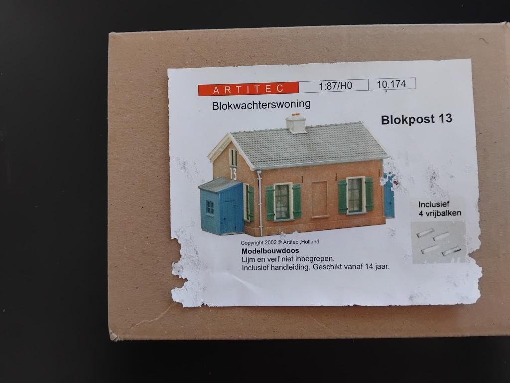 Blokpost 13 HO bouwpakket Artitec 10.174, Hobby en Vrije tijd, Overige merken, Gelijkstroom of Wisselstroom, Brug, Tunnel of Gebouw