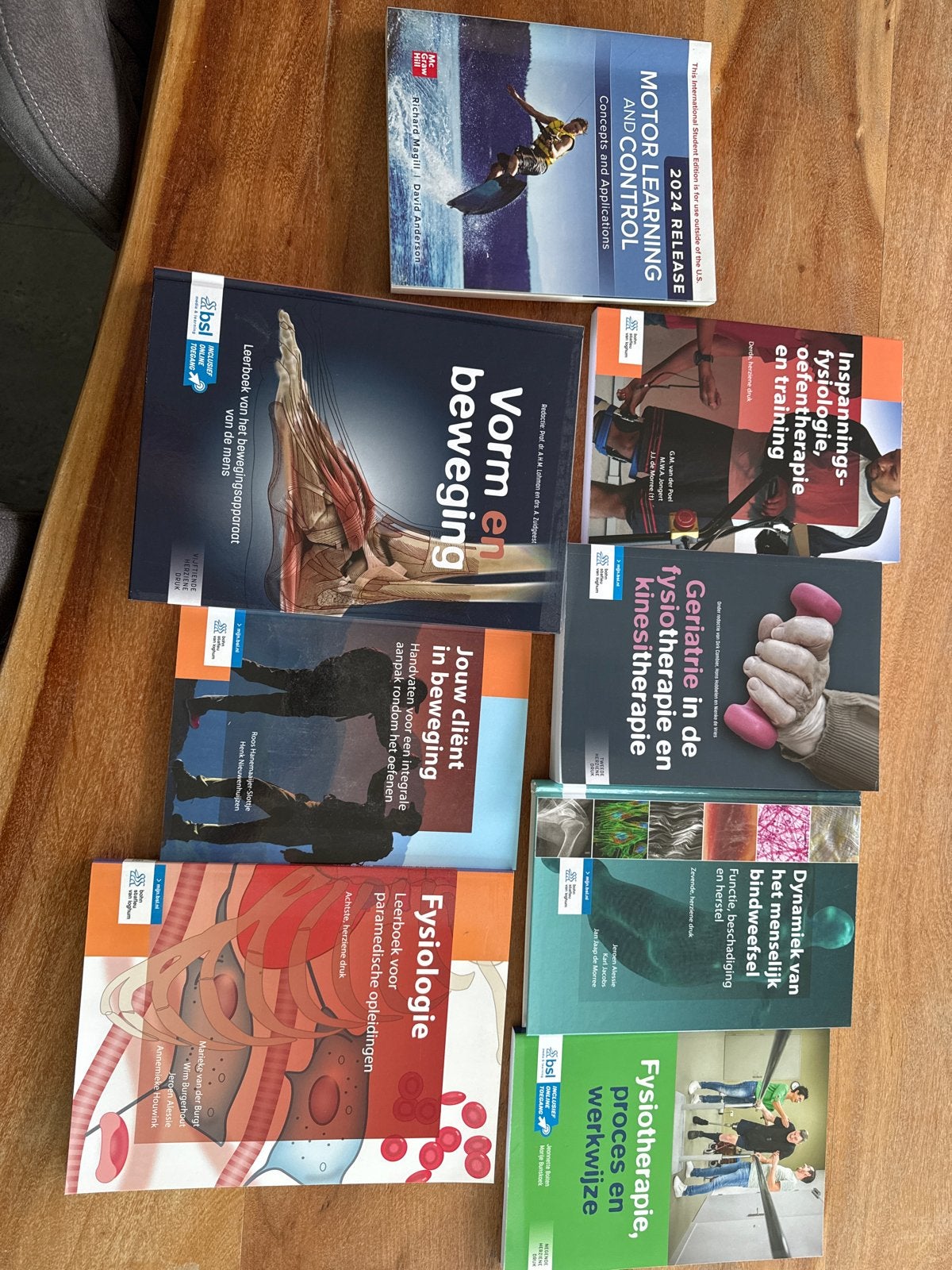 Fysiotherapie Boekenpakket -  pakket voor €200 op te halen, Boeken, Studieboeken en Cursussen, Verzenden, Beta, Zo goed als nieuw