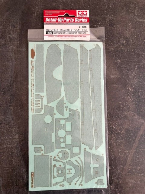Bouwdoos 1:35 Tamiya 12649 Zimmerit Coating Sheet King Tiger, Tank, 1:32 tot 1:50, Nieuw, Ophalen of Verzenden