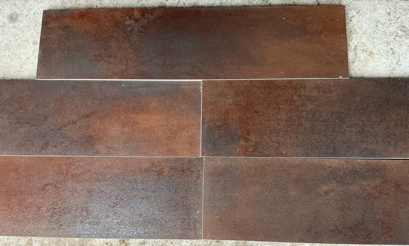 Wandtegels - Roestbruin Keramiek, bojna 2 m2, gratis, Ophalen, 40 tot 60 cm, Nieuw, Minder dan 5 m²