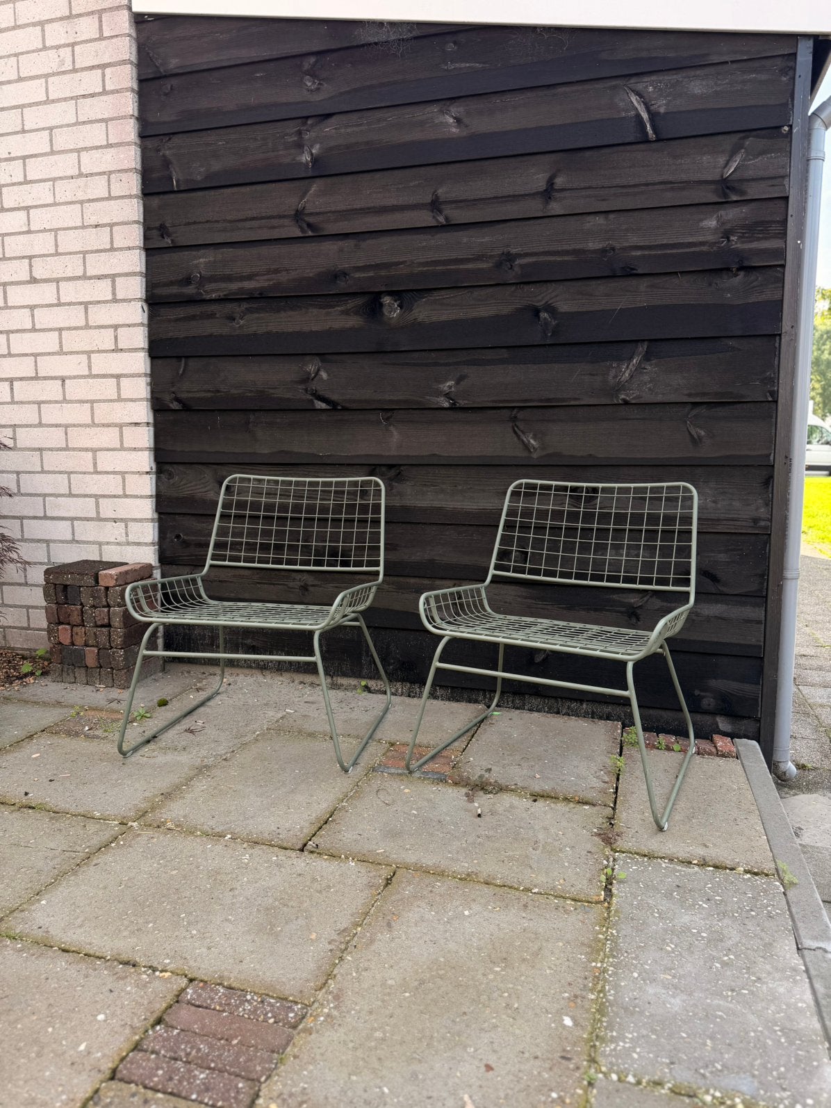 Twee tuinstoelen karwei, Ophalen, Gebruikt, Metaal
