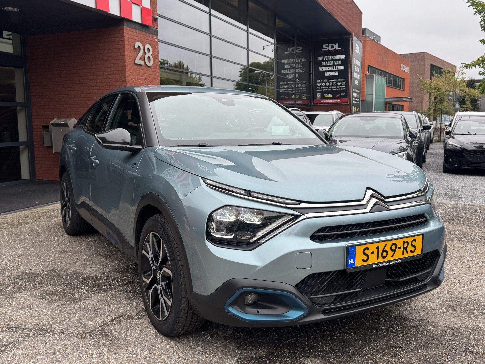 Citroën ë-C4 Feel Edition 50 kWh // 90% SOH // HEAD UP DIS, Dealer onderhouden, 136 pk, Gebruikt, Blauw