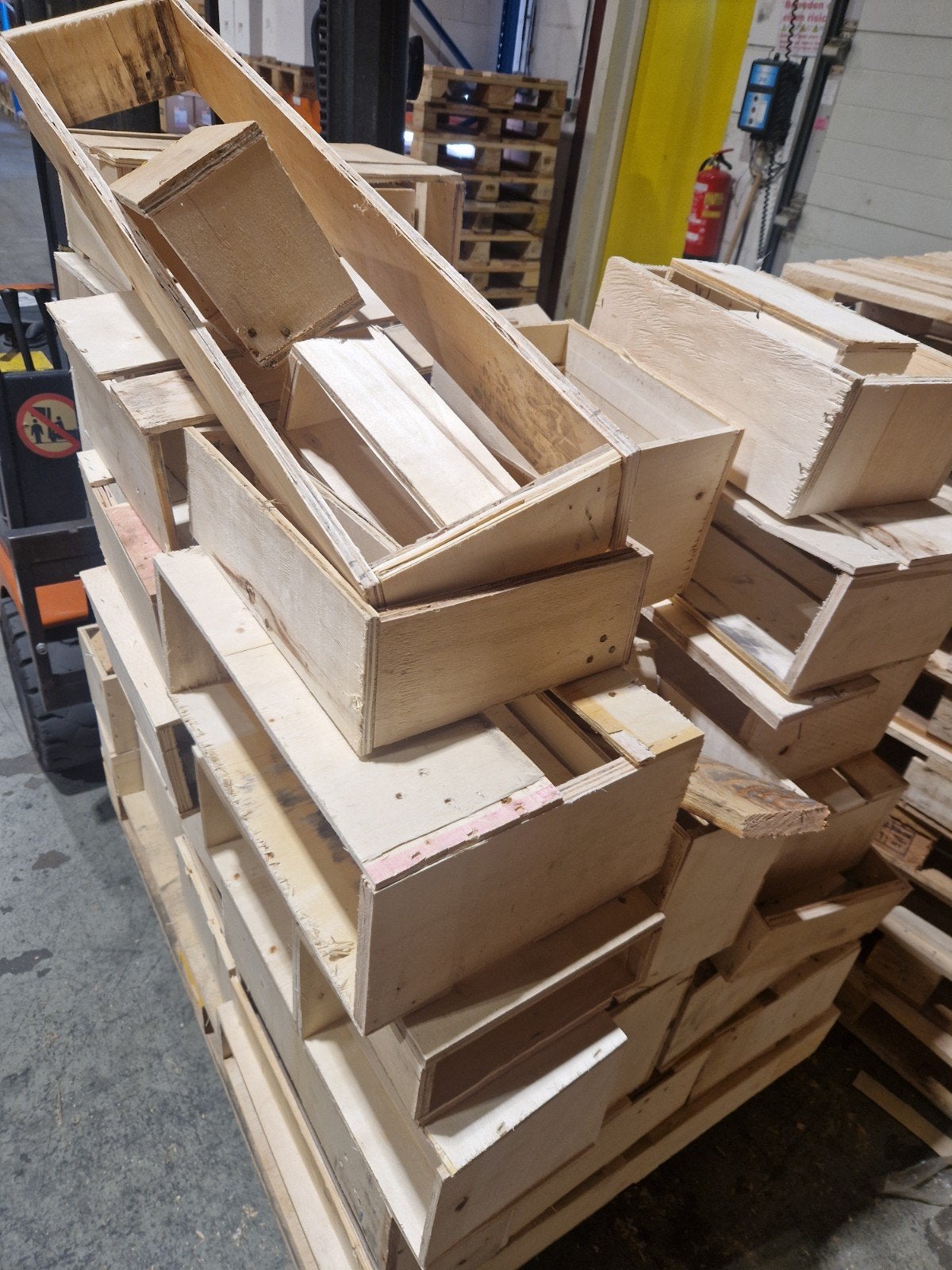 Brandhout Houten bakken/kisten, Gebruikt, 50 tot 75 cm, Ophalen of Verzenden, Minder dan 40 cm