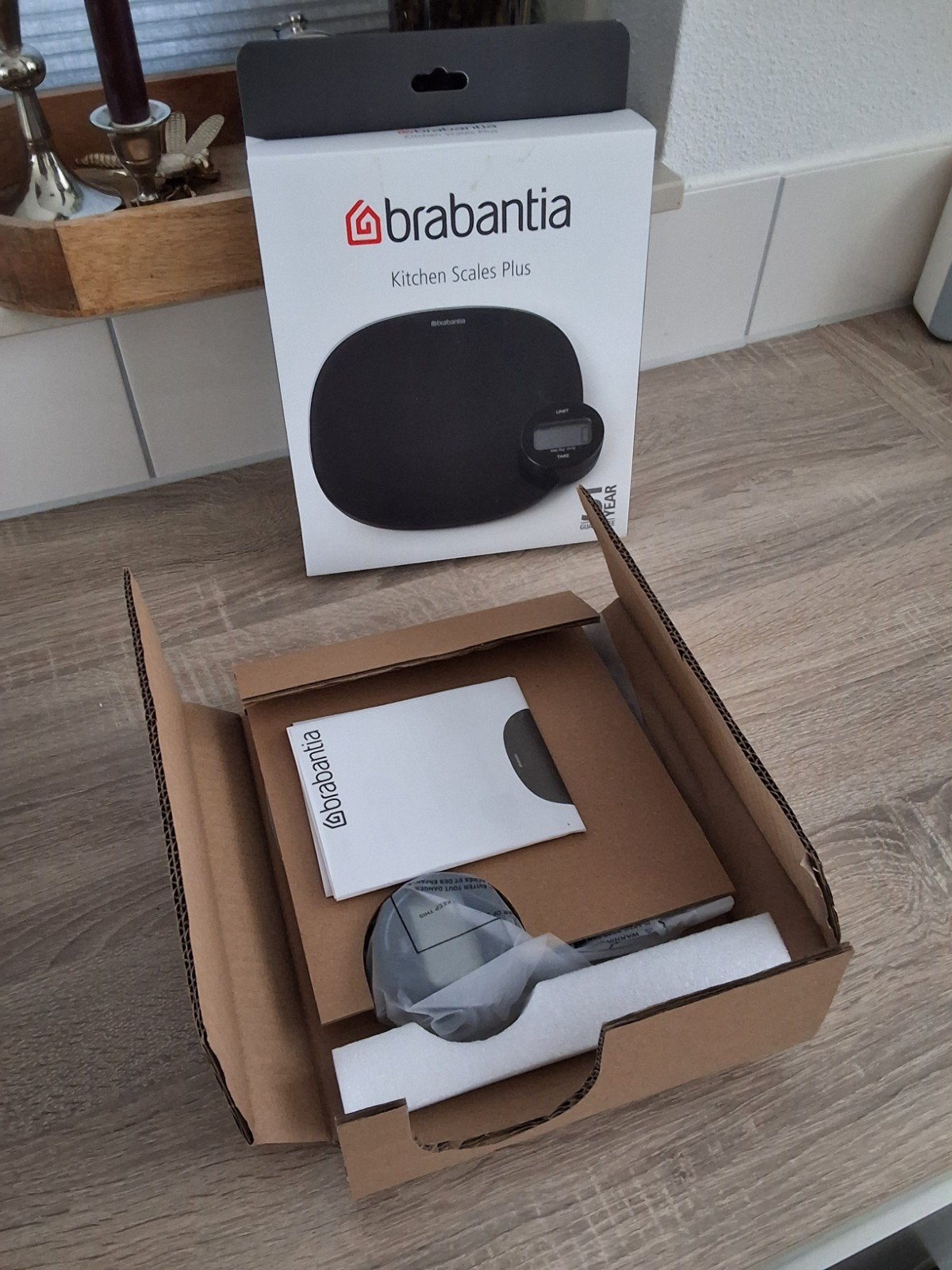 Te koop Brabantia Tasty+ Keukenweegschaal Digitaal, Ophalen of Verzenden, Nieuw, Brabantia