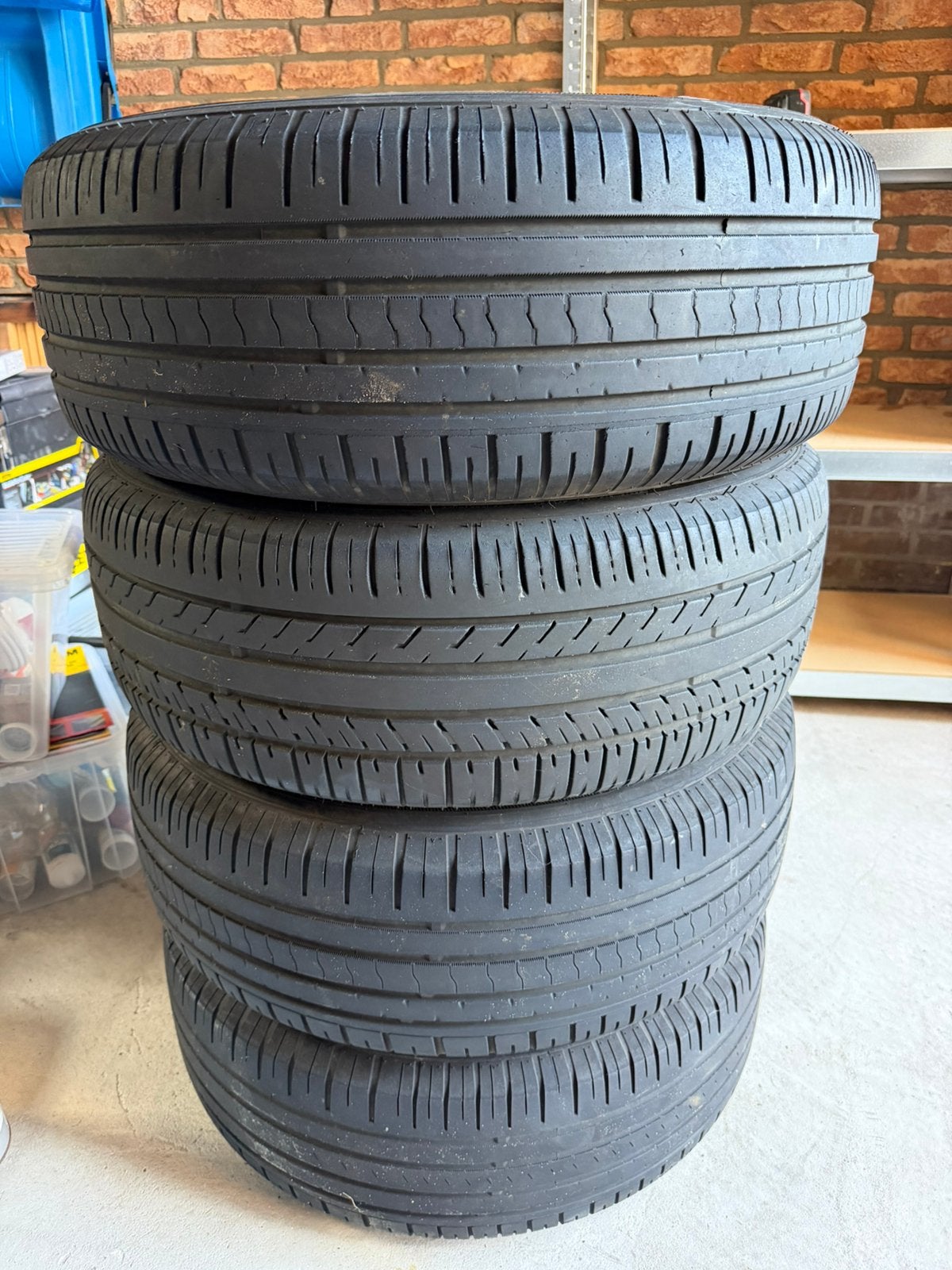 Banden + velgen Kia, Ophalen, Gebruikt, 16 inch, Banden en Velgen