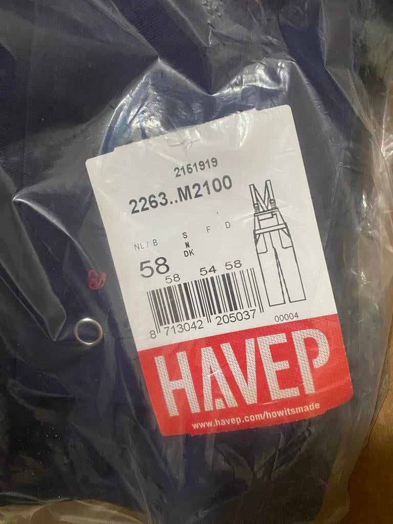 Havep Amerikaanse overall maat 58 nieuw, Tuin en Terras, Onbekend, Nieuw, Ophalen of Verzenden, Onbekend
