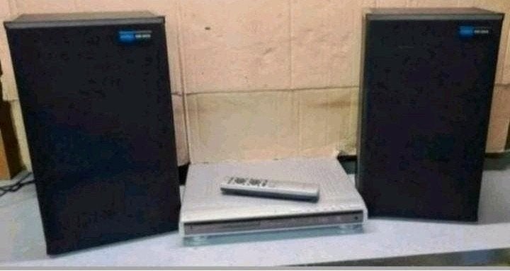 pioneer xv-dv424 cd receiver + cs-343 speakers of philips fb, Ophalen of Verzenden
