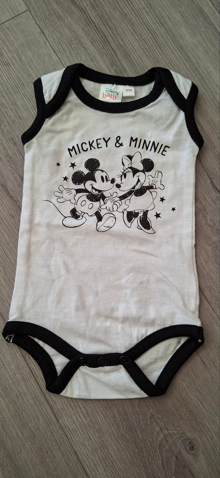witte romper minnie en mickey mouse maat 50-56, Ophalen of Verzenden, Jongetje of Meisje