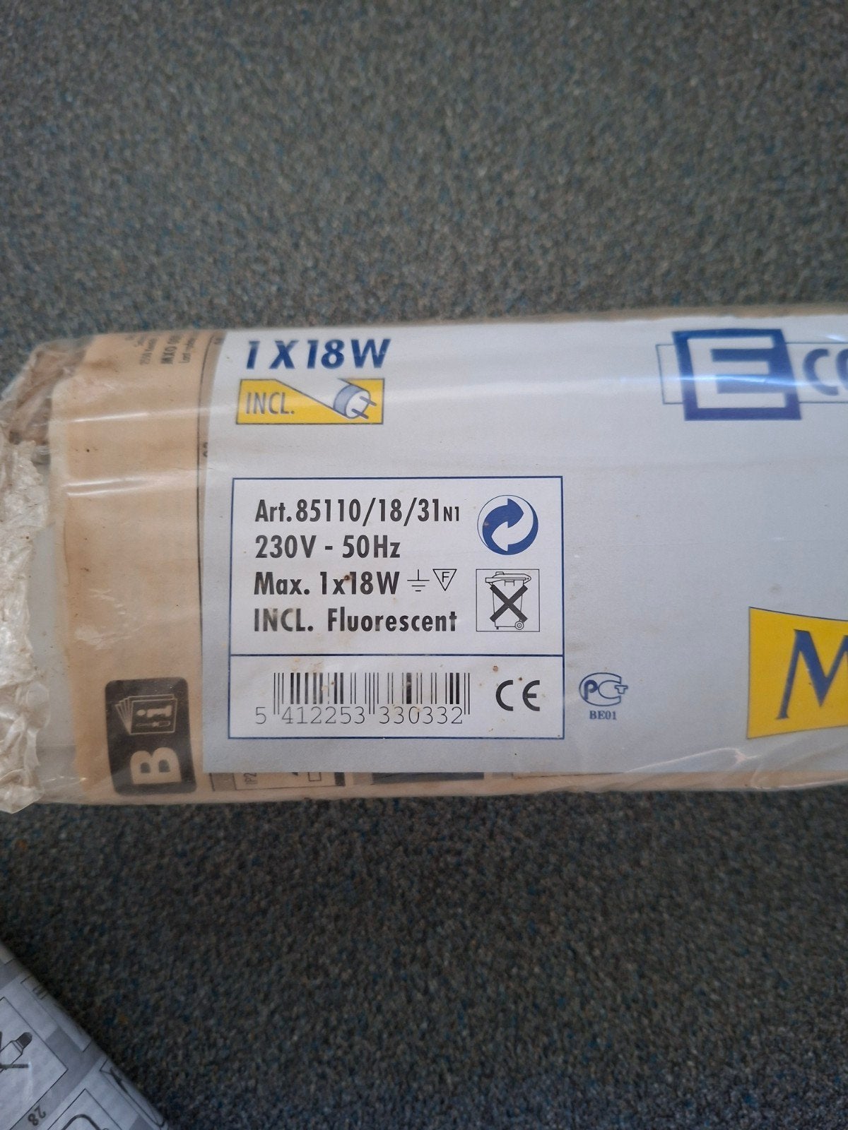 TL armatuur, Ophalen, Nieuw, Minder dan 50 watt, Lamp met armatuur