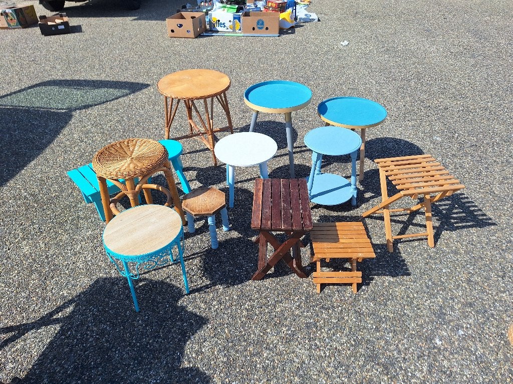 Diverse tafeltjes, Ophalen, Minder dan 45 cm, Minder dan 55 cm, Gebruikt