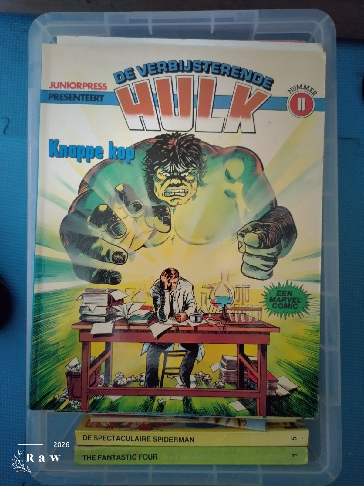 De Verbysterende Hulk - Juniorpress Nummer 2, Boeken, Strips | Comics, Amerika, Stan Lee, Ophalen of Verzenden, Gelezen