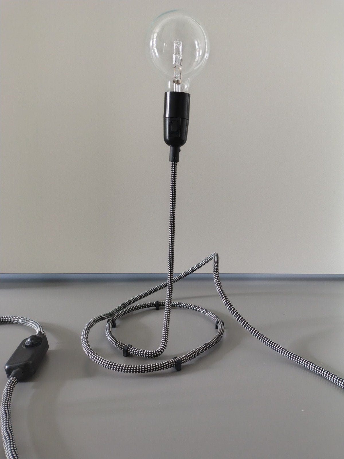 House of Stockholm lamp met schakelaar, Met schakelaar, Overige merken, Kunststof, Zwart