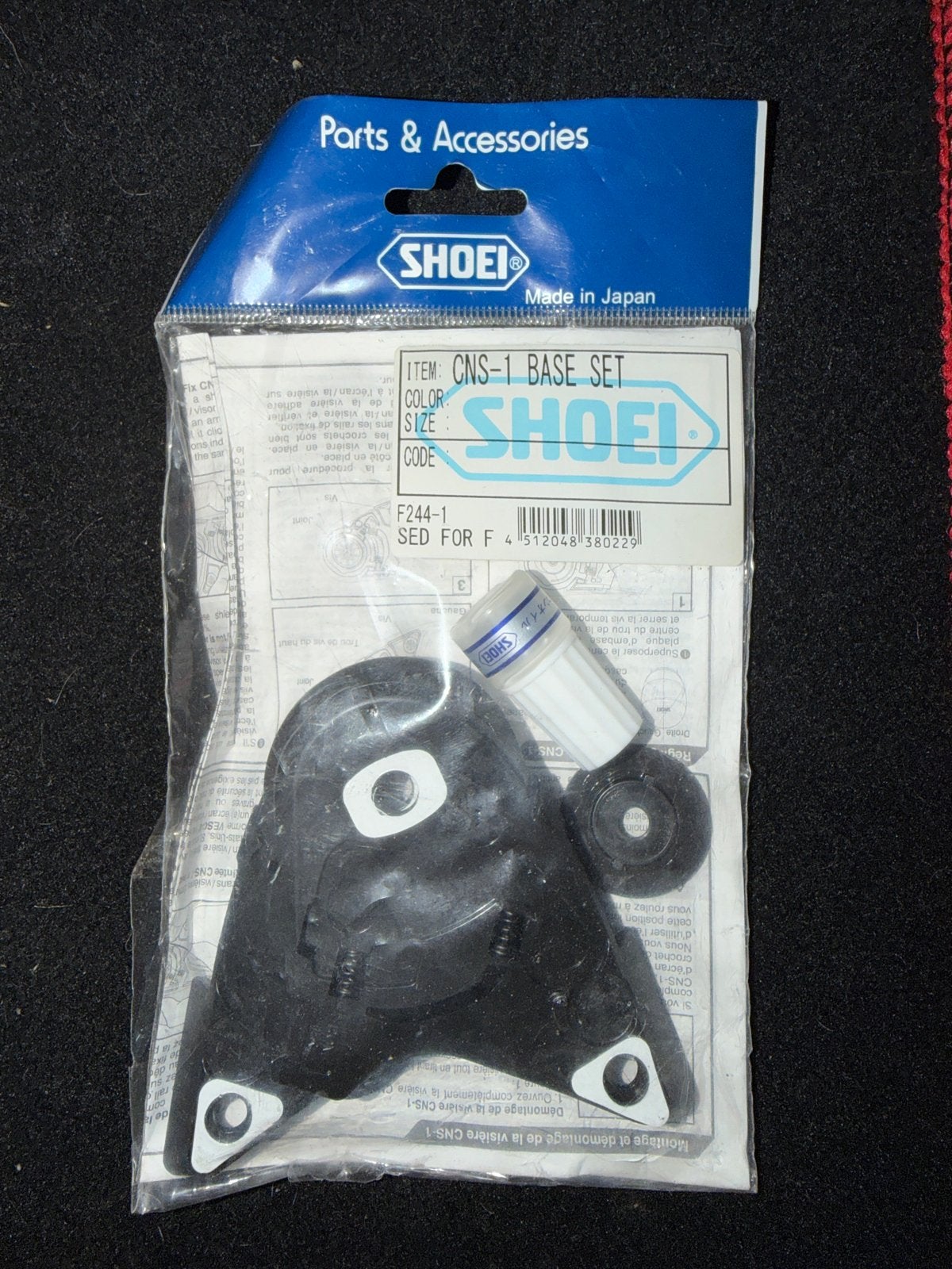 Shoei CNS-1 Base Set - Nieuw in verpakking, Ophalen of Verzenden, Nieuw