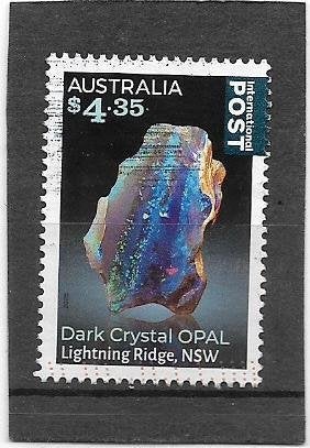 Australie 2025 Int. Post Opals - Dark Crystal Opal  $4.35, Verzenden, Gestempeld