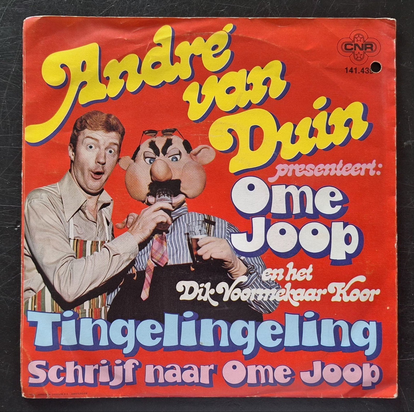 7"/SINGLE  ANDRÉ VAN DUIN/OME JOOP - Tingelingeling, Ophalen of Verzenden, Gebruikt, Nederlandstalig
